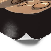 "Cool Bacon" Piglet in Sunglasses ポスター (コーナー)