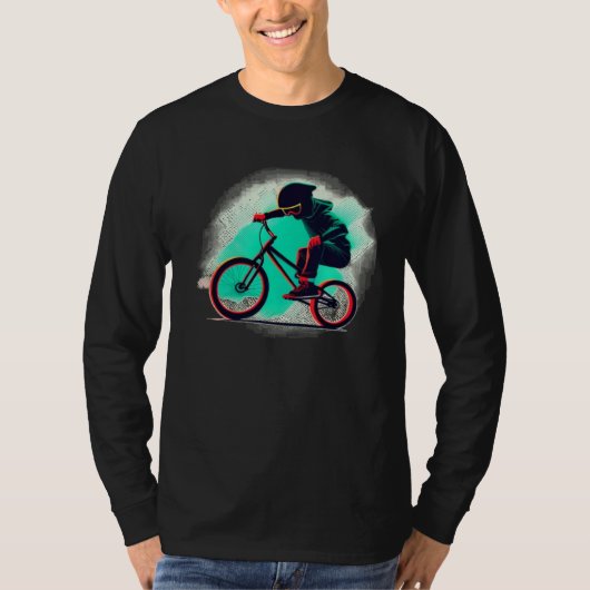 Cool bad Biker Kid Tシャツ (正面)