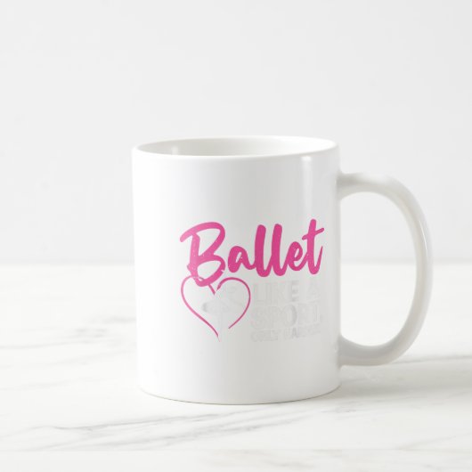 Cool Ballet Dance Art For Women Men Ballet Dancer コーヒーマグカップ (右)