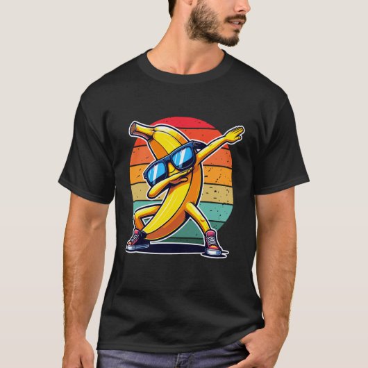 Cool Bananas Graphic Dabbing Design Men Women Kid  Tシャツ (正面)