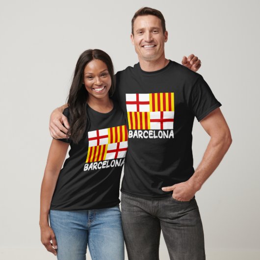 Cool Barcelona Flag Tシャツ (ユニセックス)