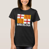 Cool Barcelona Flag Tシャツ (正面)