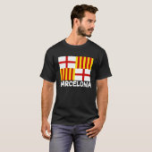 Cool Barcelona Flag Tシャツ (正面フル)