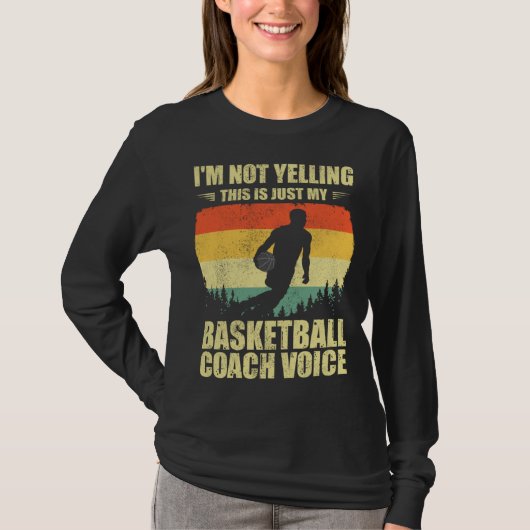 Cool Basketball Coach For Men Women Team Basketbal Tシャツ (正面)