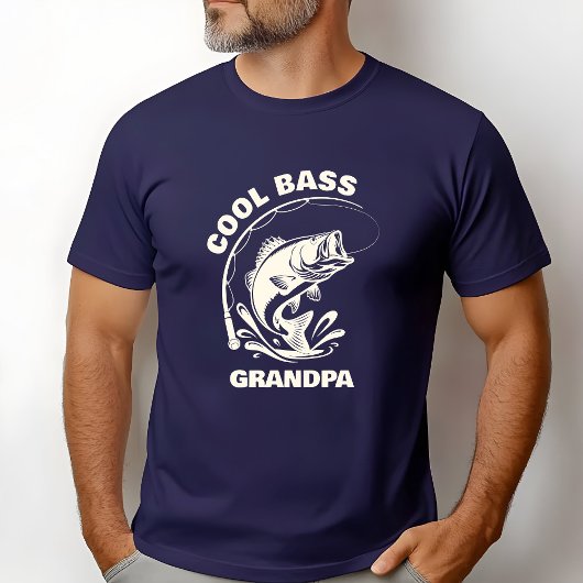 Cool Bass Grandpa  Tシャツ