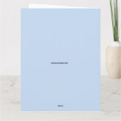 COOL BEACH CAT BIRTHDAY GREETING CARD カード (裏面)