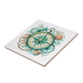 Cool beach lovers  compass  タイル (側面)