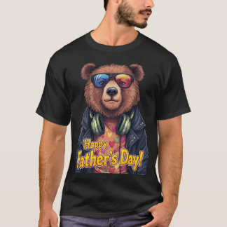 Cool Bear Dad Father’s Day Gift for Stylish Father Tシャツ