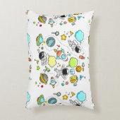 Cool beautiful space astronaut  アクセントクッション (正面(垂直))