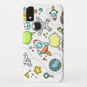 Cool beautiful space astronaut  iPhone XRケース