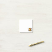 Cool Beaver in Santa hat Christmas Cartoon ポストイット (デスク上)