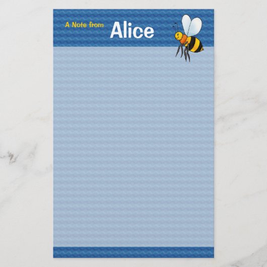 Cool Beeeひな形 便箋 (正面)