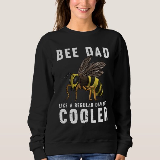 Cool Beekeeping Men Dad Bee Hive Keeping Honey Bee スウェットシャツ (正面)