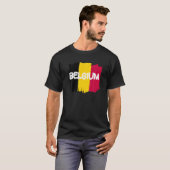 Cool Belgium Flag Tシャツ (正面フル)