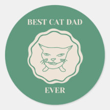 Cool Best Cat Dad Ever 