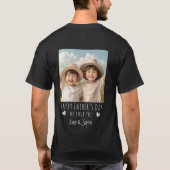 Cool Best Daddy Ever 31枚の写真 父の日 Tシャツ (裏面)