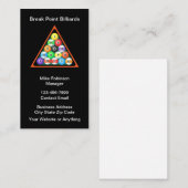 Cool Billiard Hall New Business Cards 名刺 (正面/裏面)