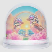 Cool Birds with Sunglasses at Sunset (正面)