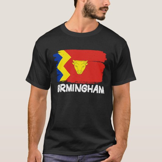 Cool Birmingham Flag Tシャツ (正面)