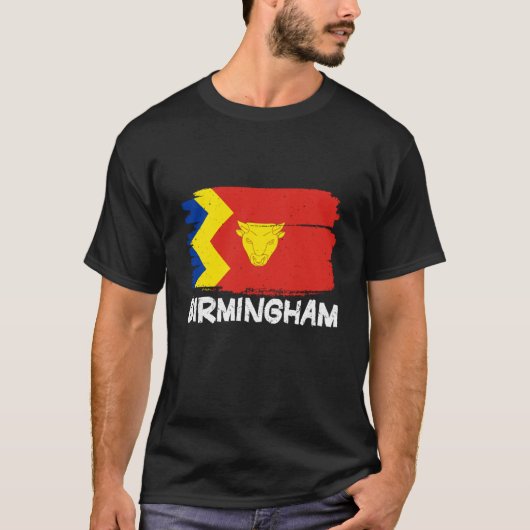 Cool Birmingham Flag Tシャツ (正面)