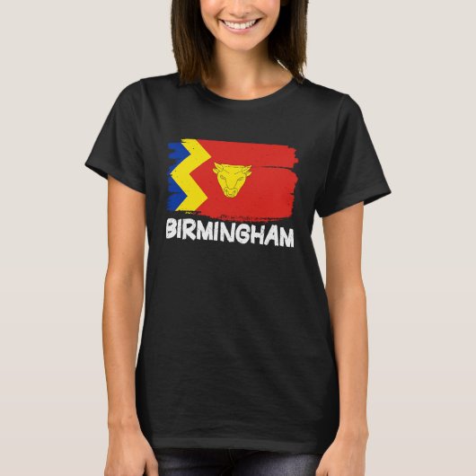 Cool Birmingham Flag Tシャツ (正面)