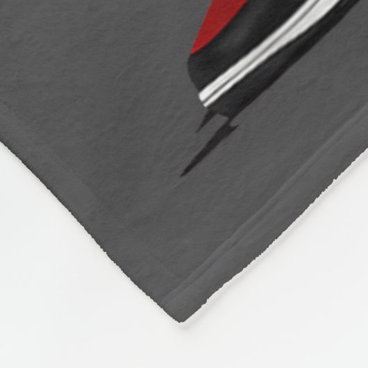 Cool Black Man Santa Claus Christmas African Ameri フリースブランケット (角)