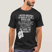 Cool Blackjack Player Gambling Casino  Blackjack Tシャツ (正面)