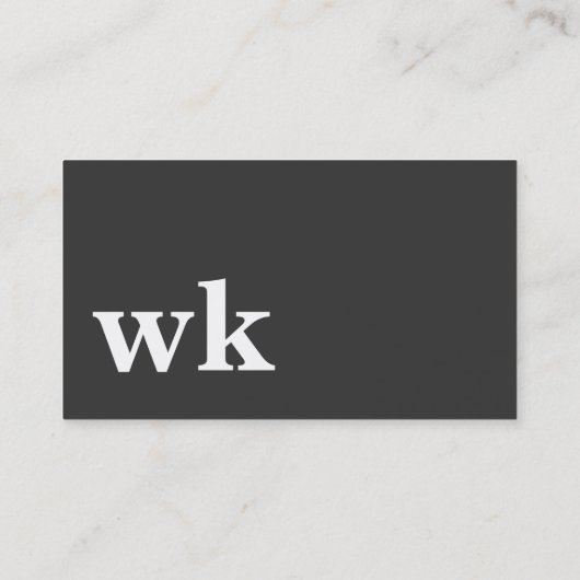 Cool, blau, schwarz | Kartenhaus Modern 名刺 (裏面)