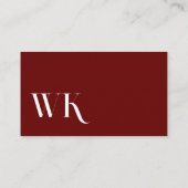 Cool, blau, schwarz | Kartenhaus Modern 名刺 (裏面)