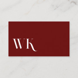 Cool, blau, schwarz | Kartenhaus Modern 名刺