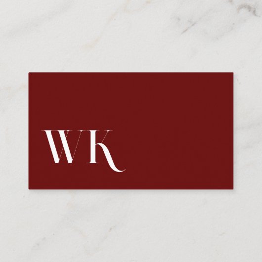 Cool, blau, schwarz | Kartenhaus Modern 名刺 (裏面)