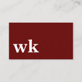 Cool, blau, schwarz | Kartenhaus Modern 名刺 (裏面)