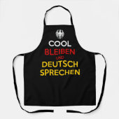 Cool Bleiben und Deutsch Sprechen エプロン (正面)