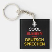 Cool Bleiben und Deutsch Sprechen キーホルダー (正面)