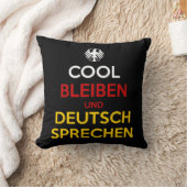 Cool Bleiben und Deutsch Sprechen クッション (ブランケット)