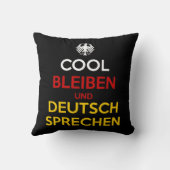 Cool Bleiben und Deutsch Sprechen クッション (裏面)