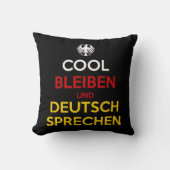 Cool Bleiben und Deutsch Sprechen クッション (正面)