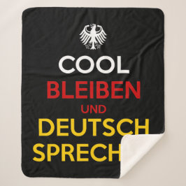 Cool Bleiben und Deutsch Sprechen シェルパブランケット