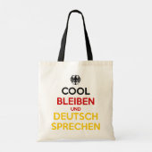 Cool Bleiben und Deutsch Sprechen トートバッグ (裏面)