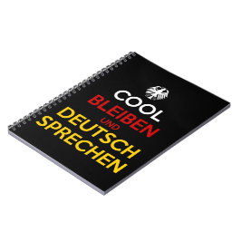 Cool Bleiben und Deutsch Sprechen ノートブック
