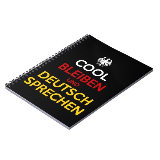 Cool Bleiben und Deutsch Sprechen ノートブック (左側)