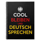 Cool Bleiben und Deutsch Sprechen ノートブック (正面)
