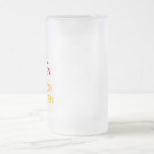 Cool Bleiben und Deutsch Sprechen フロストグラスビールジョッキ (中央)