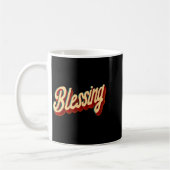 Cool Blessing Emblem For Boys And Girls  コーヒーマグカップ (左)