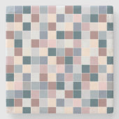 Cool Blocks, Elegant Colors ストーンコースター (正面)