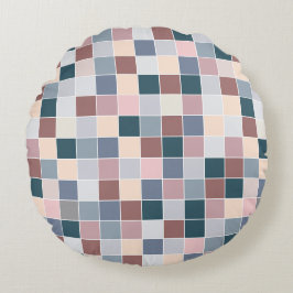 Cool Blocks, Elegant Colors ラウンドクッション