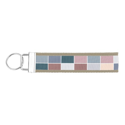 Cool Blocks, Elegant Colors リストバンドキーホルダー (鍵左)