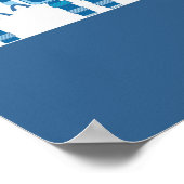 Cool Blue and Red Robots Poster ポスター (角)