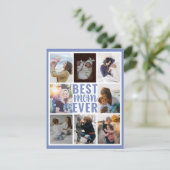 Cool Blue Best Mom Ever 8 Photo Collage (スタンド正面)