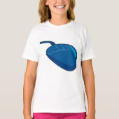 Cool Blue Computer Mouse Tech Tシャツ (正面)